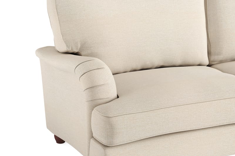 LYNN Soffgrupp Svängd 4-sits+2 Fåtöljer+Fotpall Beige - Möbler - Vardagsrum - Soffgrupper - Howard soffgrupp