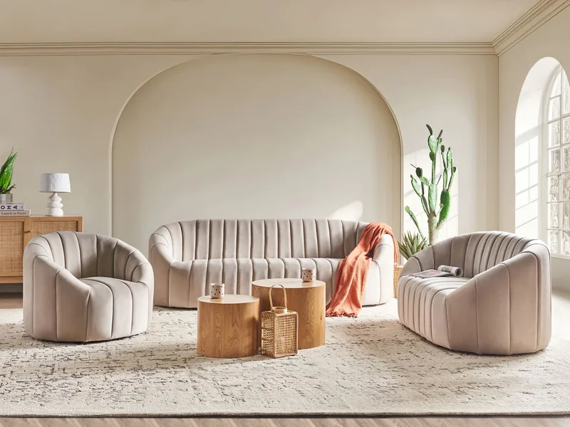 Soffgrupp Malung - Beige - Möbler - Vardagsrum - Soffgrupper