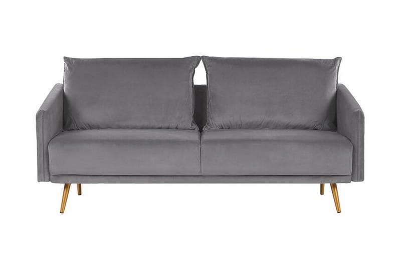 Maurana Soffgrupp 2-sits + 3-sits - Sammet/Grå - Möbler - Vardagsrum - Soffgrupper