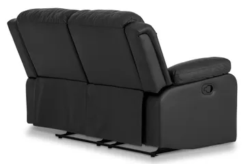 Norbo Soffgrupp 3-sits+2-sits+Fåtölj Konstläder - Svart - Möbler - Vardagsrum - Soffgrupper