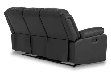 Norbo Soffgrupp 3-sits+2-sits+Fåtölj Konstläder - Svart - Möbler - Vardagsrum - Soffgrupper