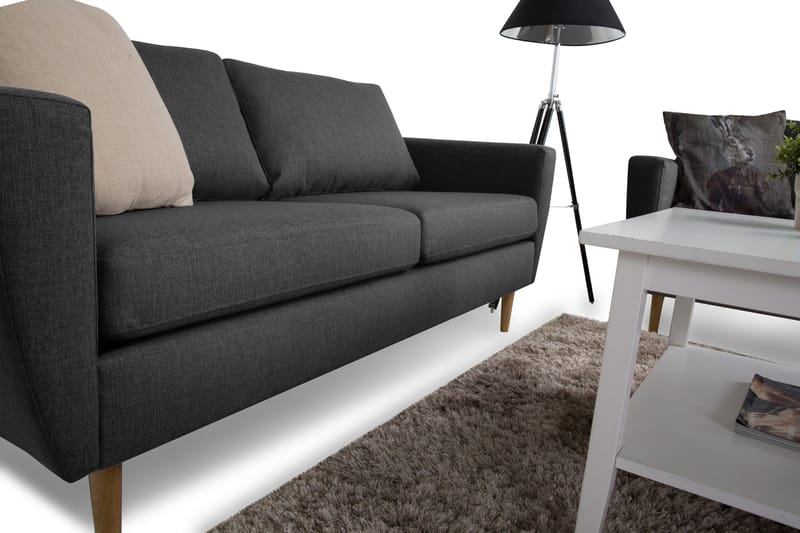 Nordic Soffgrupp 3-sits+2-sits - Mörkgrå - Möbler - Vardagsrum - Soffgrupper