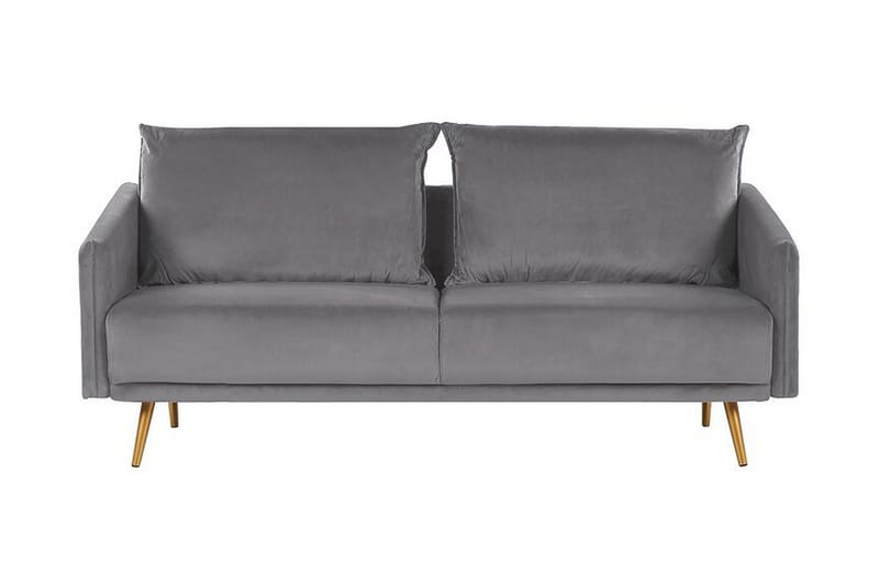 OTTESTAD Soffgrupp 2-sits + 3-sits Sammet/Grå - Möbler - Vardagsrum - Soffgrupper
