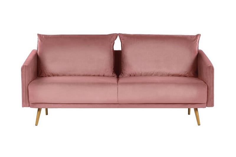 OTTESTAD Soffgrupp 2-sits + 3-sits Sammet/Rosa - Möbler - Vardagsrum - Soffgrupper