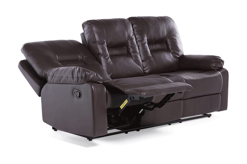 Rovik Soffgrupp 2-Sits+3-Sits+Fåtölj - Brun - Möbler - Vardagsrum - Soffor - Reclinersoffor & Biosoffor