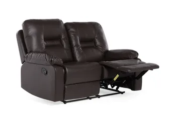 Rovik Soffgrupp 2-Sits+3-Sits+Fåtölj - Brun - Möbler - Vardagsrum - Soffor - Reclinersoffor & Biosoffor