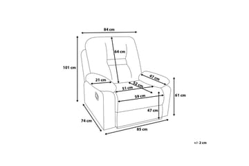 Rovik Soffgrupp 2-Sits+3-Sits+Fåtölj - Brun - Möbler - Vardagsrum - Soffor - Reclinersoffor & Biosoffor