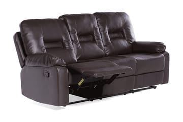 Rovik Soffgrupp 2-Sits+3-Sits+Fåtölj - Brun - Möbler - Vardagsrum - Soffor - Reclinersoffor & Biosoffor