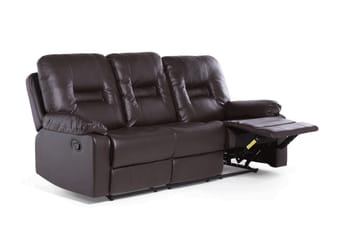 Rovik Soffgrupp 2-Sits+3-Sits+Fåtölj - Brun - Möbler - Vardagsrum - Soffor - Reclinersoffor & Biosoffor