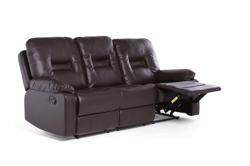 Rovik Soffgrupp 2-Sits+3-Sits+Fåtölj - Brun - Möbler - Vardagsrum - Soffor - Reclinersoffor & Biosoffor