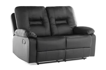 Rovik Soffgrupp 2-Sits+3-Sits+Fåtölj - Svart - Möbler - Vardagsrum - Soffor - Reclinersoffor & Biosoffor