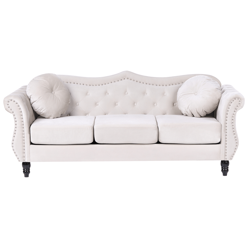 Soffgrupp Skien - Ljusbeige - Möbler - Vardagsrum - Soffgrupper - Chesterfield soffgrupp