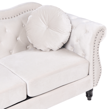 Soffgrupp Skien - Ljusbeige - Möbler - Vardagsrum - Soffgrupper - Chesterfield soffgrupp