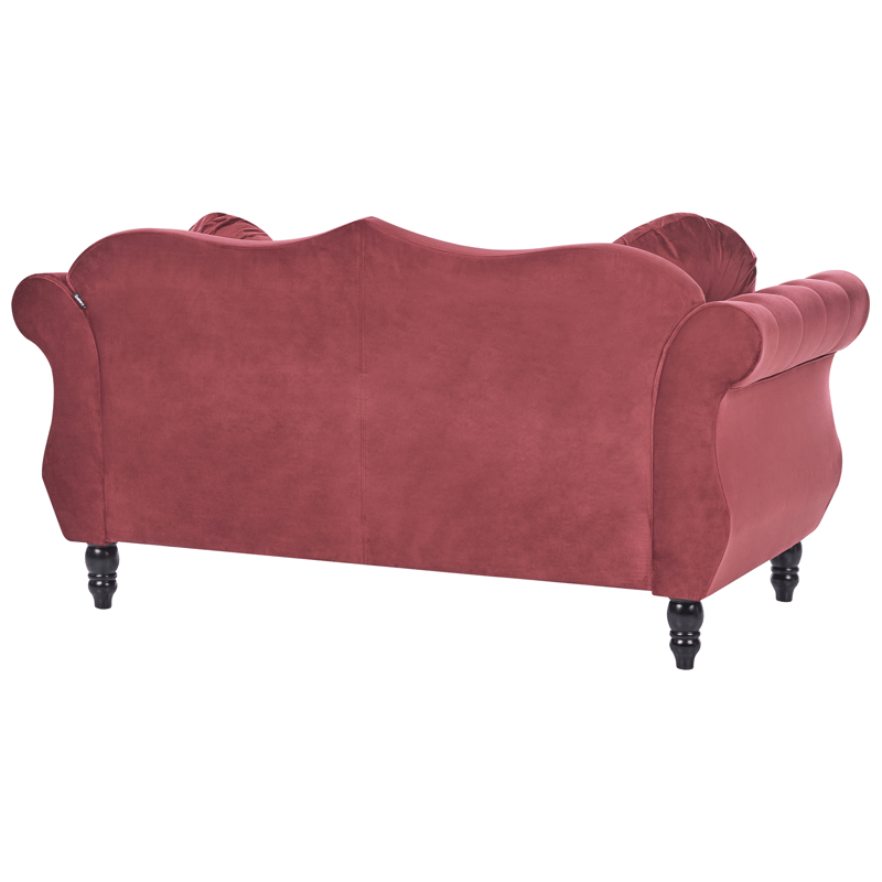 Soffgrupp Skien - Mörkröd - Möbler - Vardagsrum - Soffgrupper - Chesterfield soffgrupp