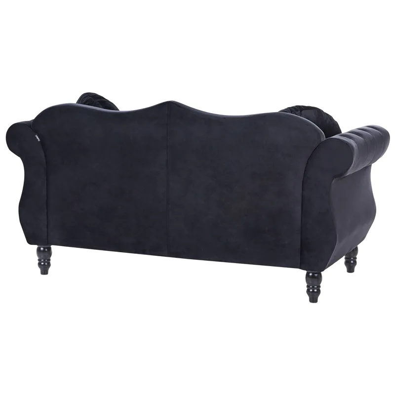 Soffgrupp Skien - Svart - Möbler - Vardagsrum - Soffgrupper - Chesterfield soffgrupp