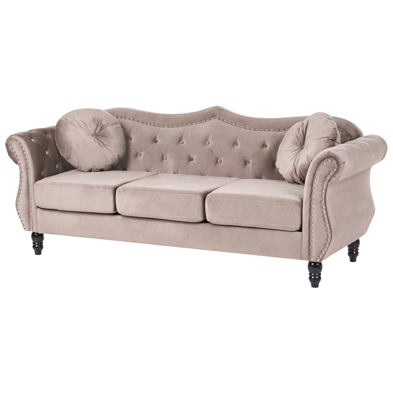 Soffgrupp Skien - Taupe - Möbler - Vardagsrum - Soffgrupper - Chesterfield soffgrupp