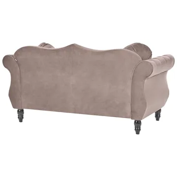Soffgrupp Skien - Taupe - Möbler - Vardagsrum - Soffgrupper - Chesterfield soffgrupp