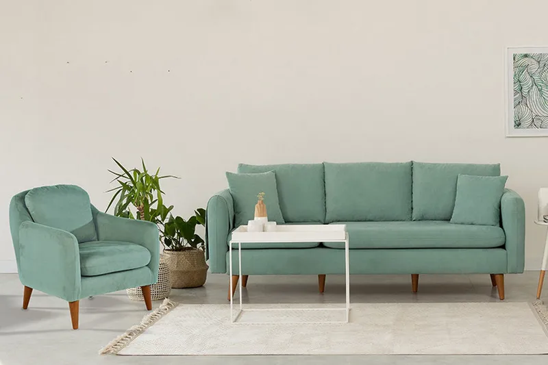 Sofiko Soffgrupp - Grön - Möbler - Vardagsrum - Soffgrupper