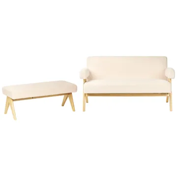 Soffgrupp Tamre - Off-White/Ljusbrun - Möbler - Vardagsrum - Soffgrupper