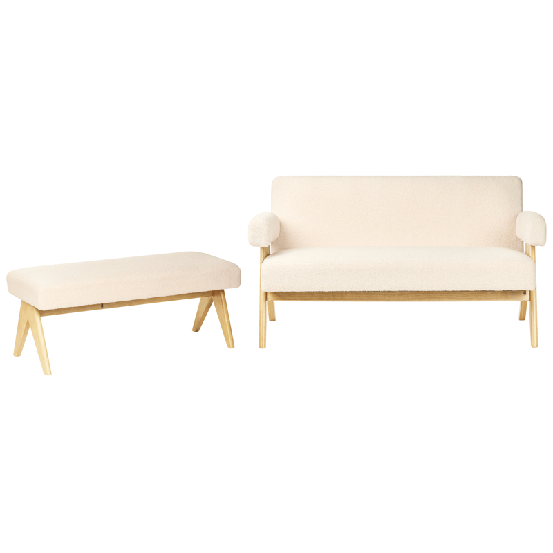 Soffgrupp Tamre - Off-White/Ljusbrun - Möbler - Vardagsrum - Soffgrupper