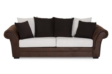 Toronto Soffgrupp 3-Sits+Fåtölj - Brun/Beige - Möbler - Vardagsrum - Soffgrupper - Howard soffgrupp