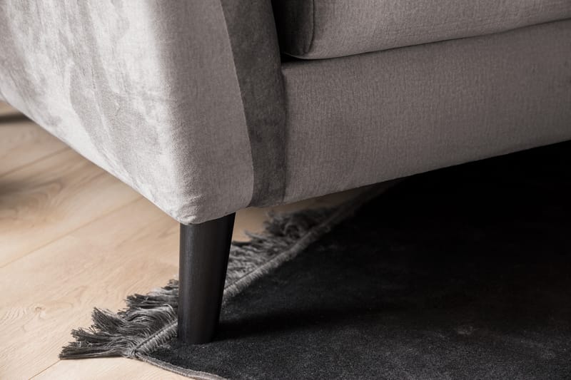 Trend Soffgrupp 2,5-sits+2-sits Sammet - Mörkgrå - Möbler - Vardagsrum - Soffgrupper