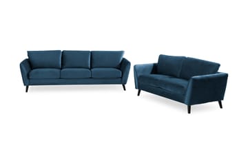 Trend Soffgrupp 3-sits + 2-sits Sammetssoffa