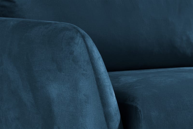 Trend Soffgrupp 3-sits + 2-sits Sammetssoffa - Blå - Möbler - Vardagsrum - Soffgrupper