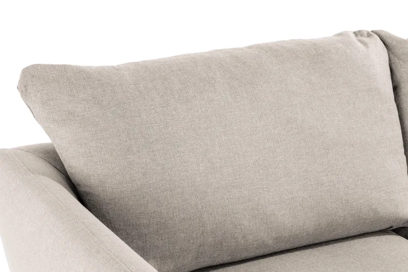 Trend Soffgrupp 3-sits + 2-sits Soffa + Fåtölj + Fotpall i Tyg - Beige - Möbler - Vardagsrum - Soffgrupper - Howard soffgrupp