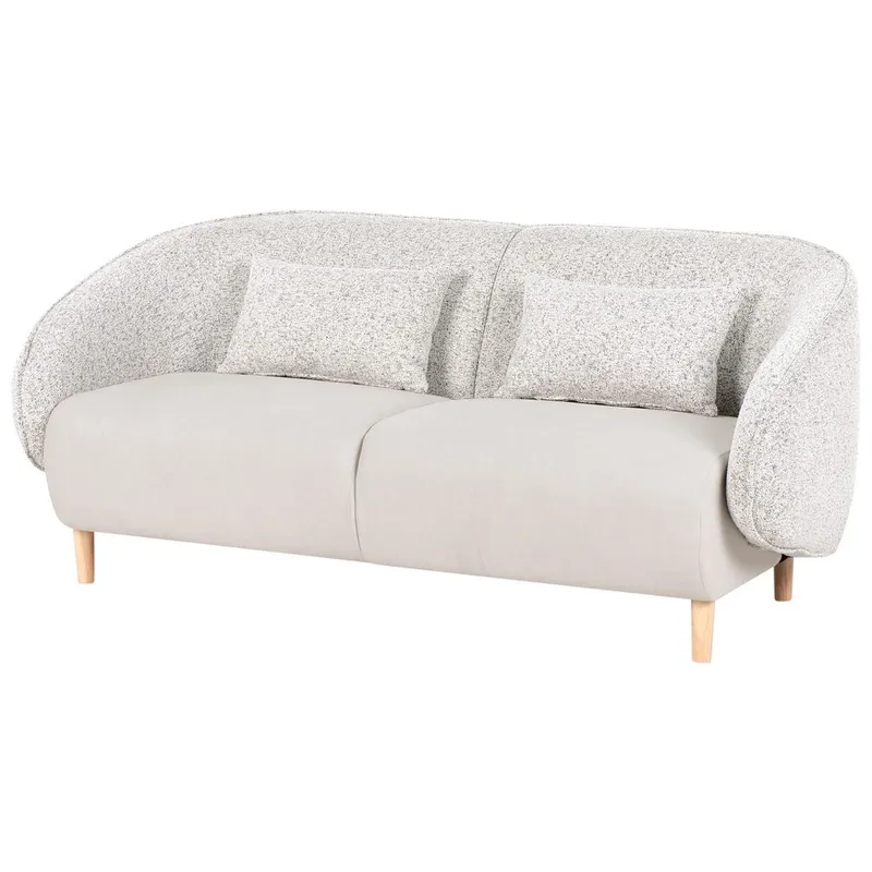 Soffgrupp Umea - Beige, ljust trä - Möbler - Vardagsrum - Soffor - 4-sits soffor