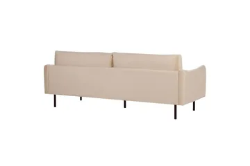 Soffgrupp Vinterbro Beige/svart, Sammet - Beige - Möbler - Vardagsrum - Soffgrupper