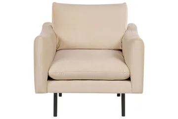 Soffgrupp Vinterbro Beige/svart, Sammet - Beige - Möbler - Vardagsrum - Soffgrupper
