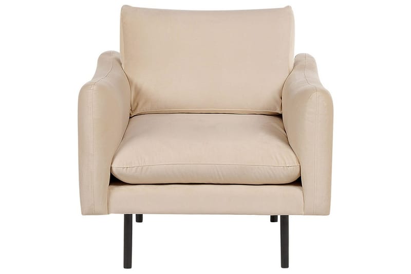 Soffgrupp Vinterbro Beige/svart, Sammet - Beige - Möbler - Vardagsrum - Soffgrupper