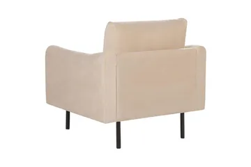 Soffgrupp Vinterbro Beige/svart, Sammet - Beige - Möbler - Vardagsrum - Soffgrupper