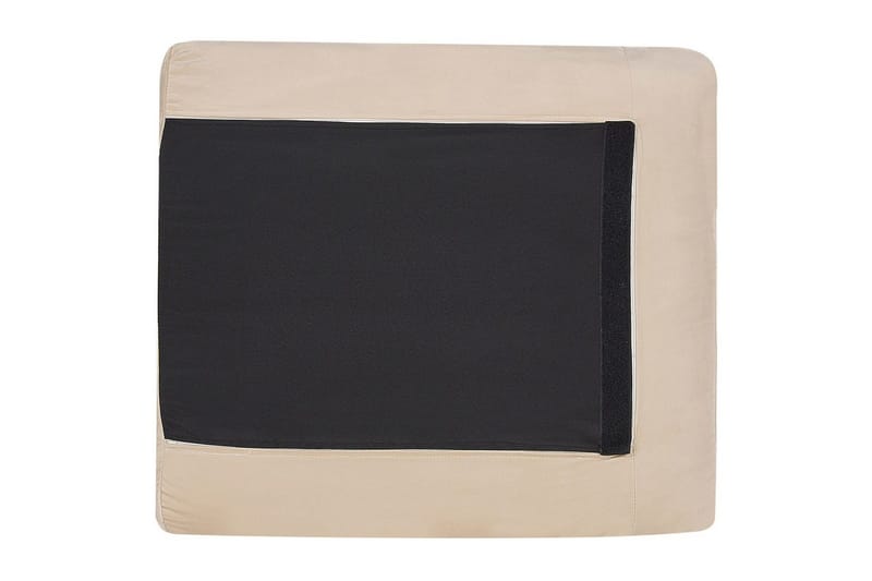 Soffgrupp Vinterbro Beige/svart, Sammet - Beige - Möbler - Vardagsrum - Soffgrupper