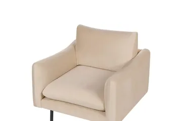 Soffgrupp Vinterbro Beige/svart, Sammet - Beige - Möbler - Vardagsrum - Soffgrupper