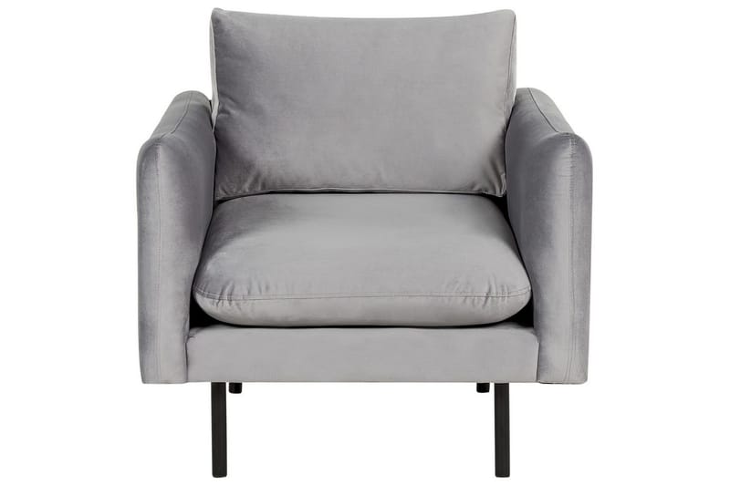 Soffgrupp Vinterbro Grå/svart, Sammet - Grå/svart, Sammet - Möbler - Vardagsrum - Soffgrupper