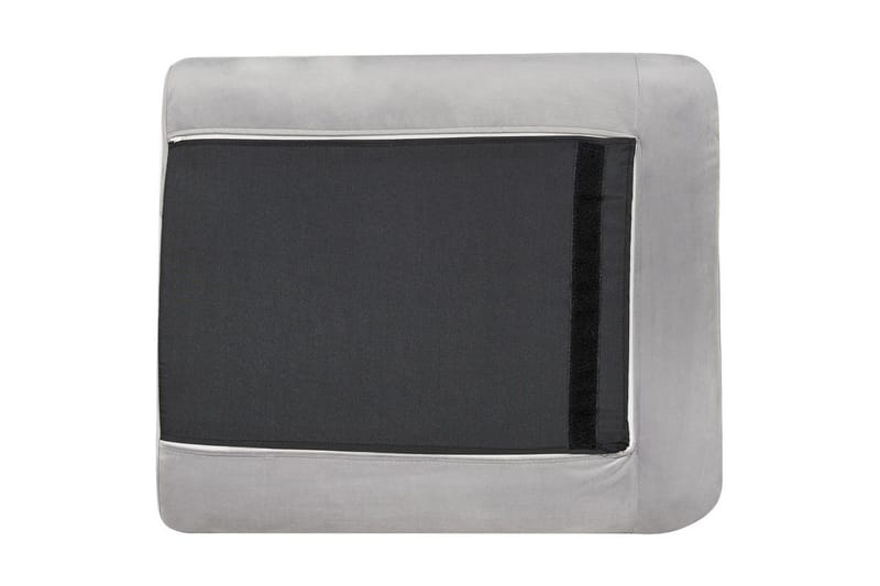 Soffgrupp Vinterbro Grå/svart, Sammet - Grå/svart, Sammet - Möbler - Vardagsrum - Soffgrupper