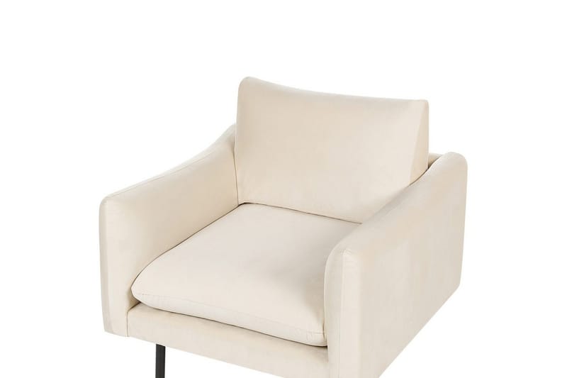 Soffgrupp Vinterbro Ljusbeige/svart, Sammet - Ljusbeige/svart, Sammet - Möbler - Vardagsrum - Soffgrupper