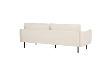 Soffgrupp Vinterbro Ljusbeige/svart, Sammet - Ljusbeige/svart, Sammet - Möbler - Vardagsrum - Soffgrupper