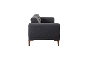 Wyong Soffgrupp 3-sits Soffa + Fåtölj - Antracit - Möbler - Vardagsrum - Soffgrupper