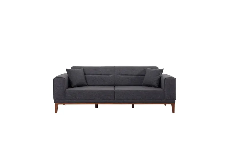Wyong Soffgrupp 3-sits Soffa + Fåtölj - Antracit - Möbler - Vardagsrum - Soffgrupper