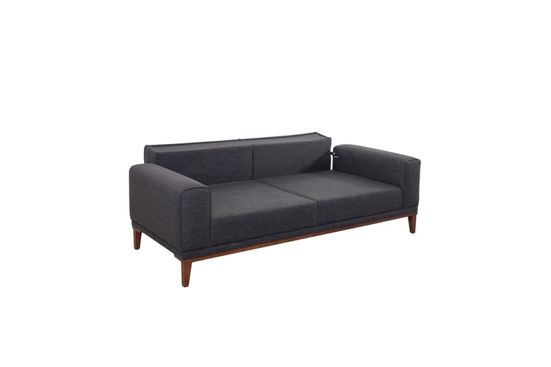 Wyong Soffgrupp 3-sits Soffa + Fåtölj - Antracit - Möbler - Vardagsrum - Soffgrupper