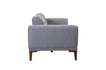 Wyong Soffgrupp 3-sits Soffa + Fåtölj - Grå - Möbler - Vardagsrum - Soffgrupper