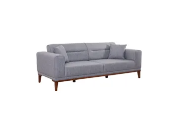 Wyong Soffgrupp 3-sits Soffa + Fåtölj - Grå - Möbler - Vardagsrum - Soffgrupper