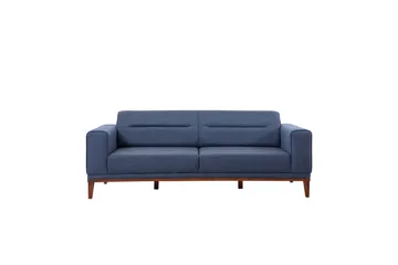 Wyong Soffgrupp 3-sits Soffa + Fåtölj - Mörkblå - Möbler - Vardagsrum - Soffgrupper