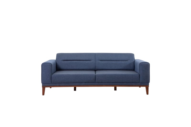 Wyong Soffgrupp 3-sits Soffa + Fåtölj - Mörkblå - Möbler - Vardagsrum - Soffgrupper