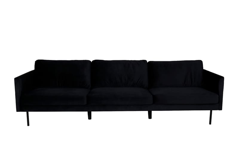 Zoom 3-sits soffa - Svart - Möbler - Vardagsrum - Soffor - Sammetssoffor