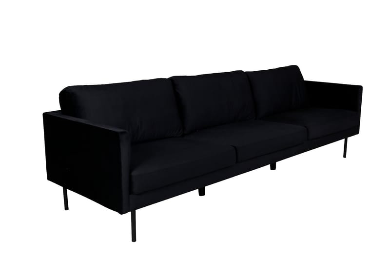 Zoom 3-sits soffa - Svart - Möbler - Vardagsrum - Soffor - Sammetssoffor