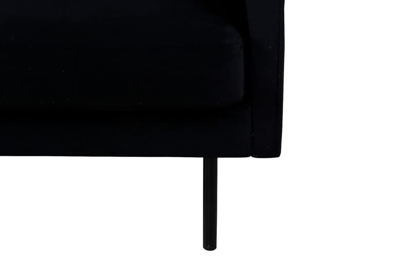 Zoom 3-sits soffa - Svart - Möbler - Vardagsrum - Soffor - Sammetssoffor